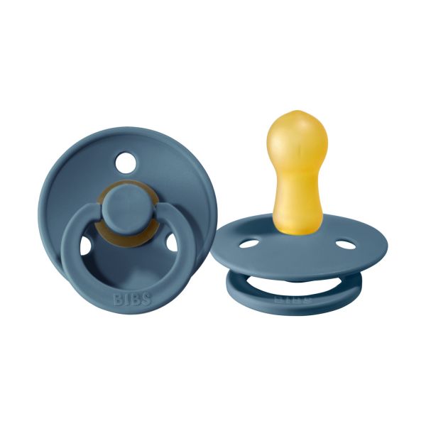 BiBs Retro Fopspeen Deep Space Blue / Petrol 2 Stuks