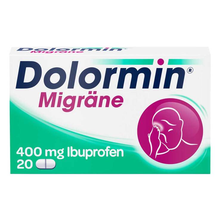 Dolormin® Migräne bei Migräneattacken, 20 St