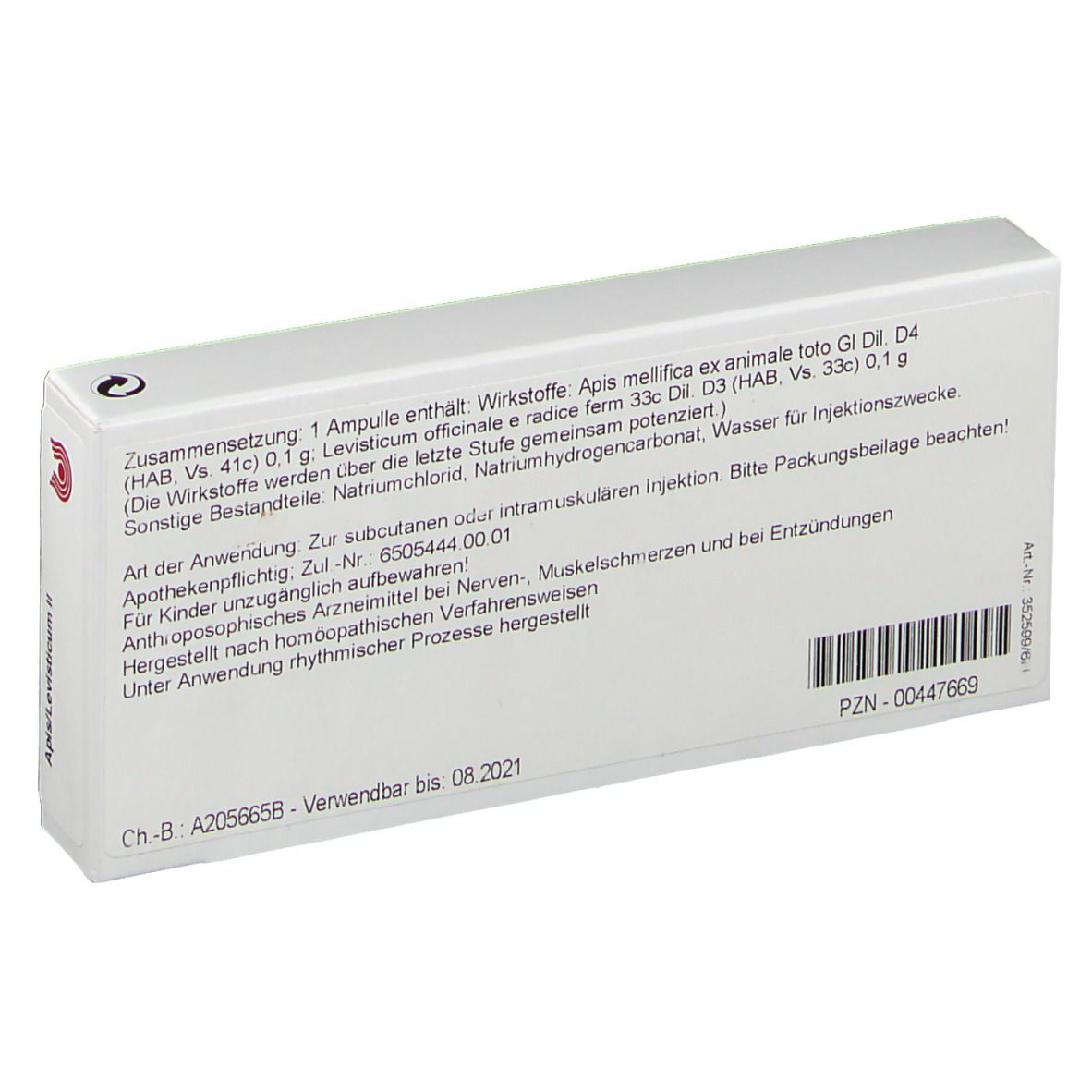 WALA® APIS/LEVISTICUM II Amp.