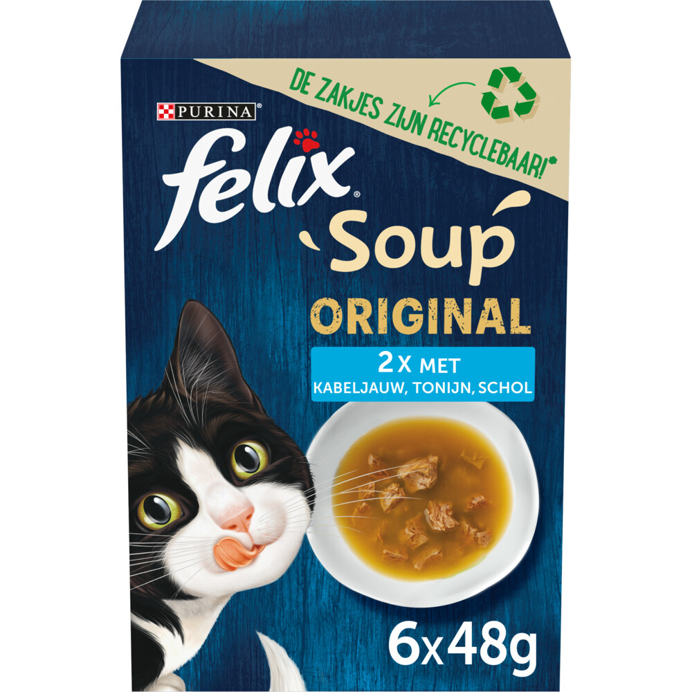 Felix Soup Vis Selectie6 x 48 gr