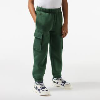 Pantalon de survêtement garçon Lacoste en coton biologique Pantalons & Shorts - Vert - Lacoste - Garçon