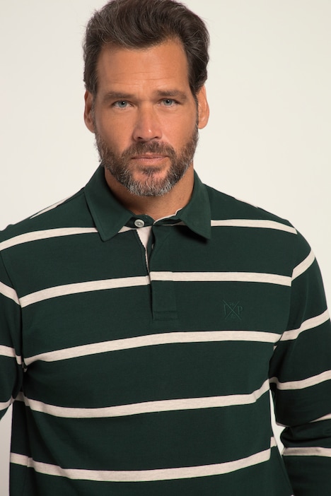 Rugby-Sweater, Ringel, Web-Kragen