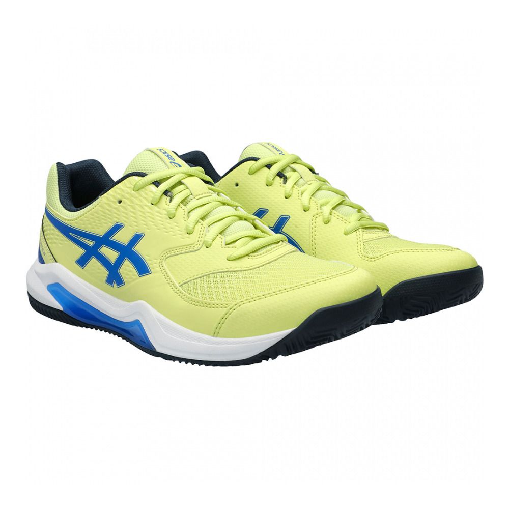 Asics GEL-DEDICATE 8 PADEL - Chaussures de padel Homme glow yellow/illusion blue