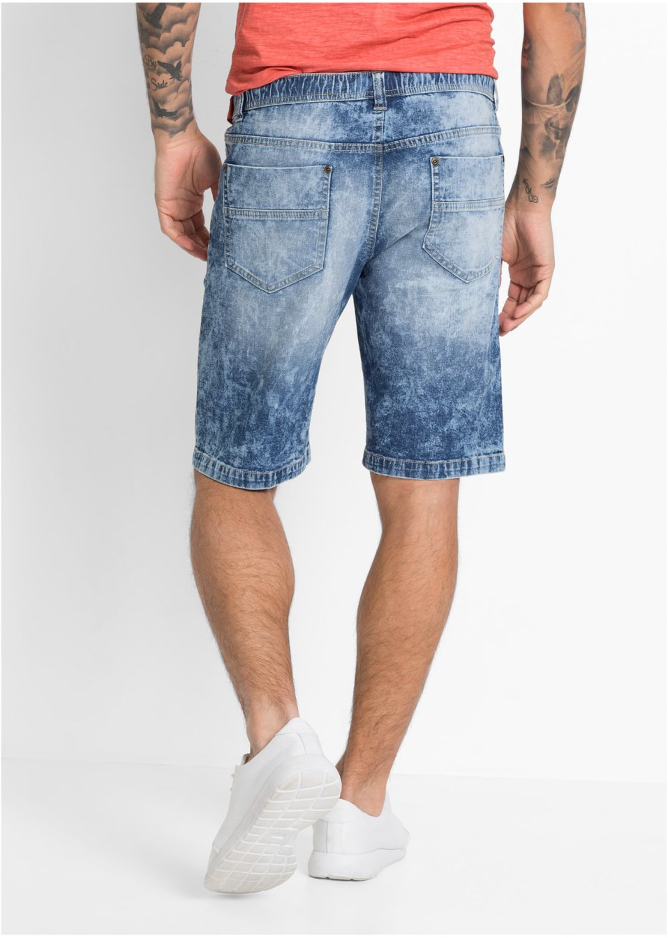 Bermuda taille extensible, Slim Fit