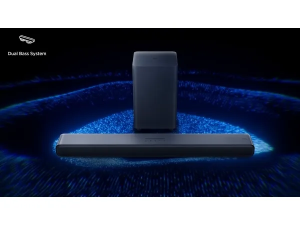 TCL S55 Series S55HE - Lydbarsystem - til TV - 2.1-kanal - trådløs - Bluetooth - sort