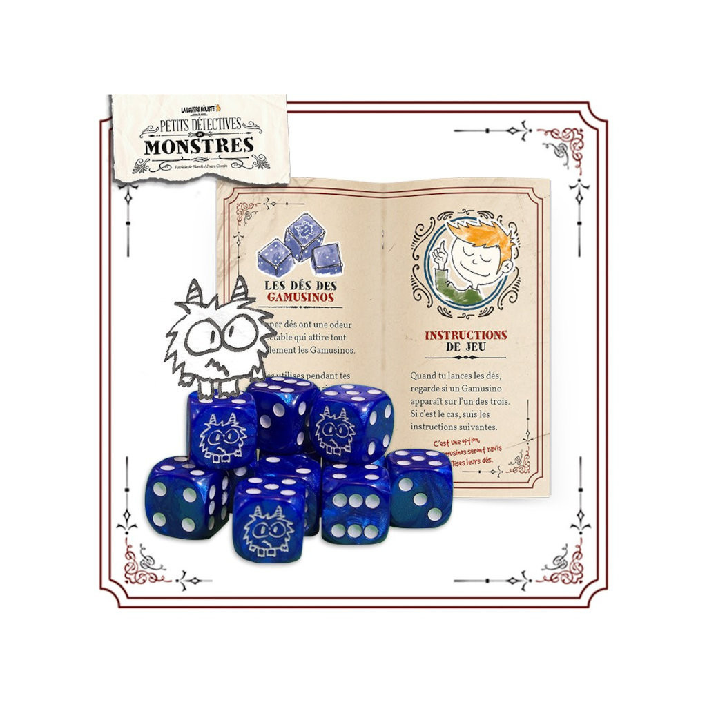 Petits Détectives de Monstres - 12 dés Gamusinos