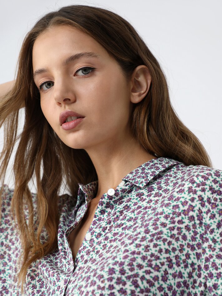 Camisa fluida - Lilás