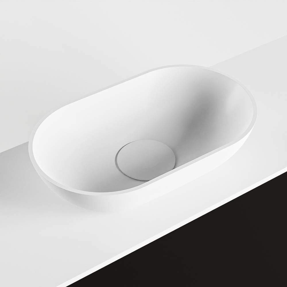 Mondiaz Fowy toiletmeubel 100cm urban met witte waskom links zonder kraangat