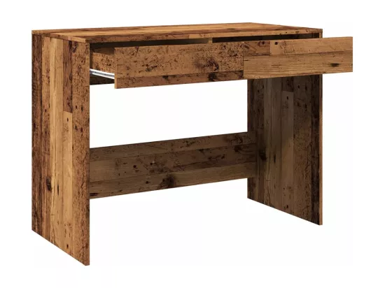 Bureau vieux bois 101x50x76,5 cm bois d'ingénierie