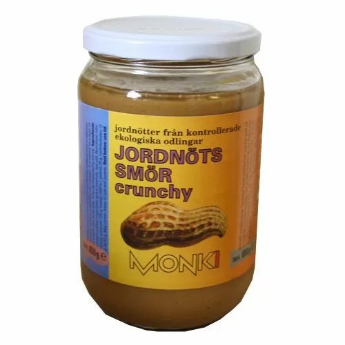 Monki Jordnøddesmør crunch Ø - 650 gram