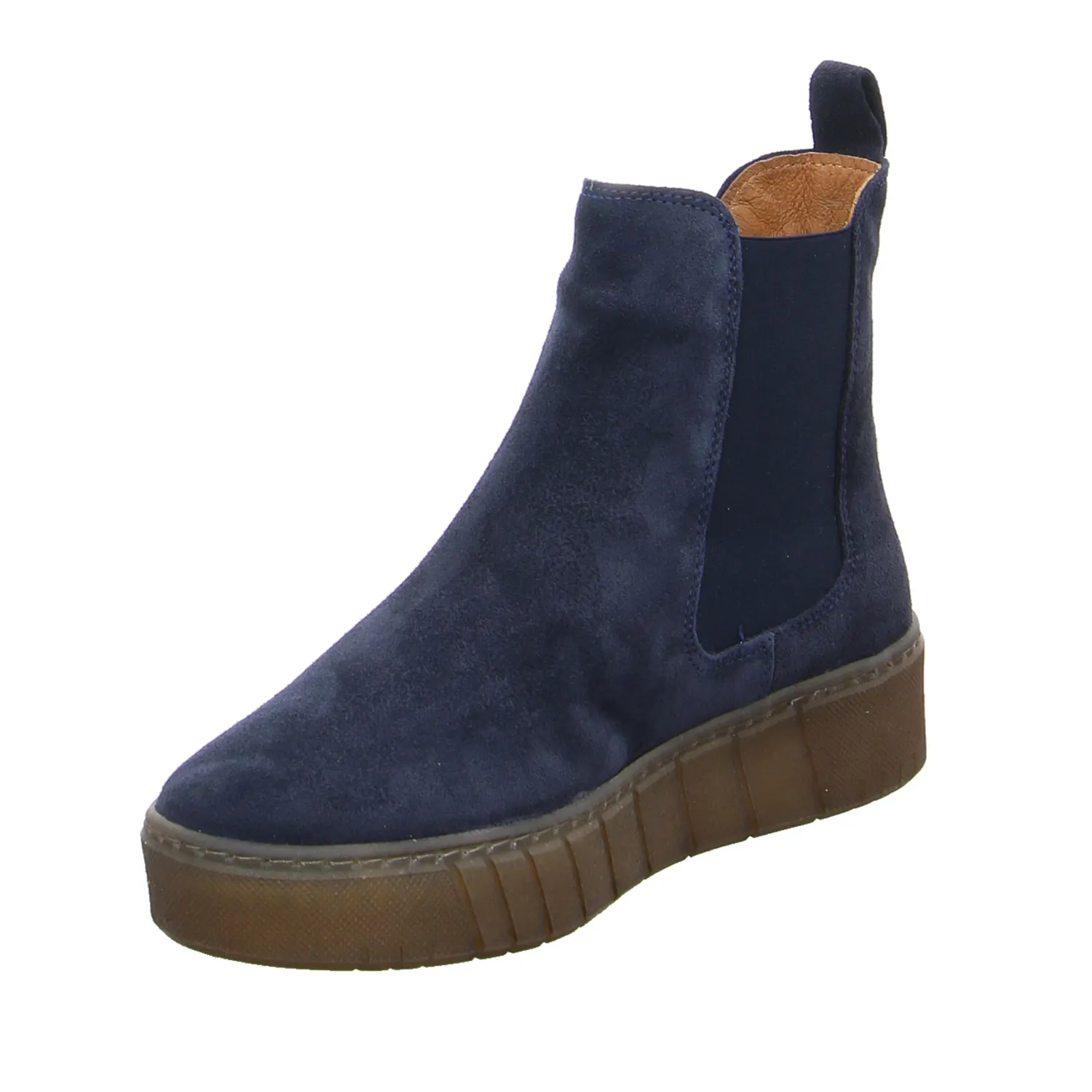 SCHUHENGEL Boot Blau Leder