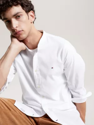 Camisa de corte regular com tingimento natural