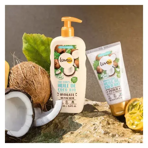 Leite corporal orgânico Lovea Coco 250ml