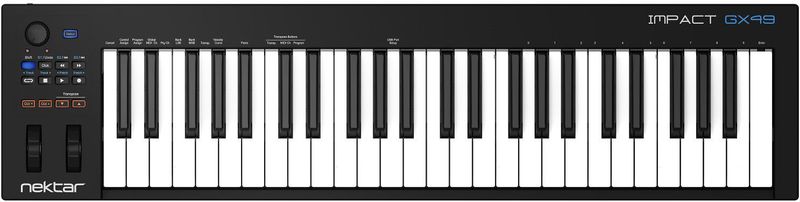Nektar Impact GX49 | USB MIDI Controller Keyboard met Nektar DAW-integratie