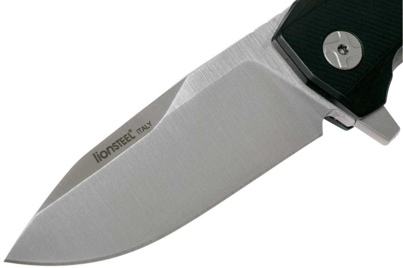 LionSteel ROK Satin Black Aluminium ROK A BS zakmes
