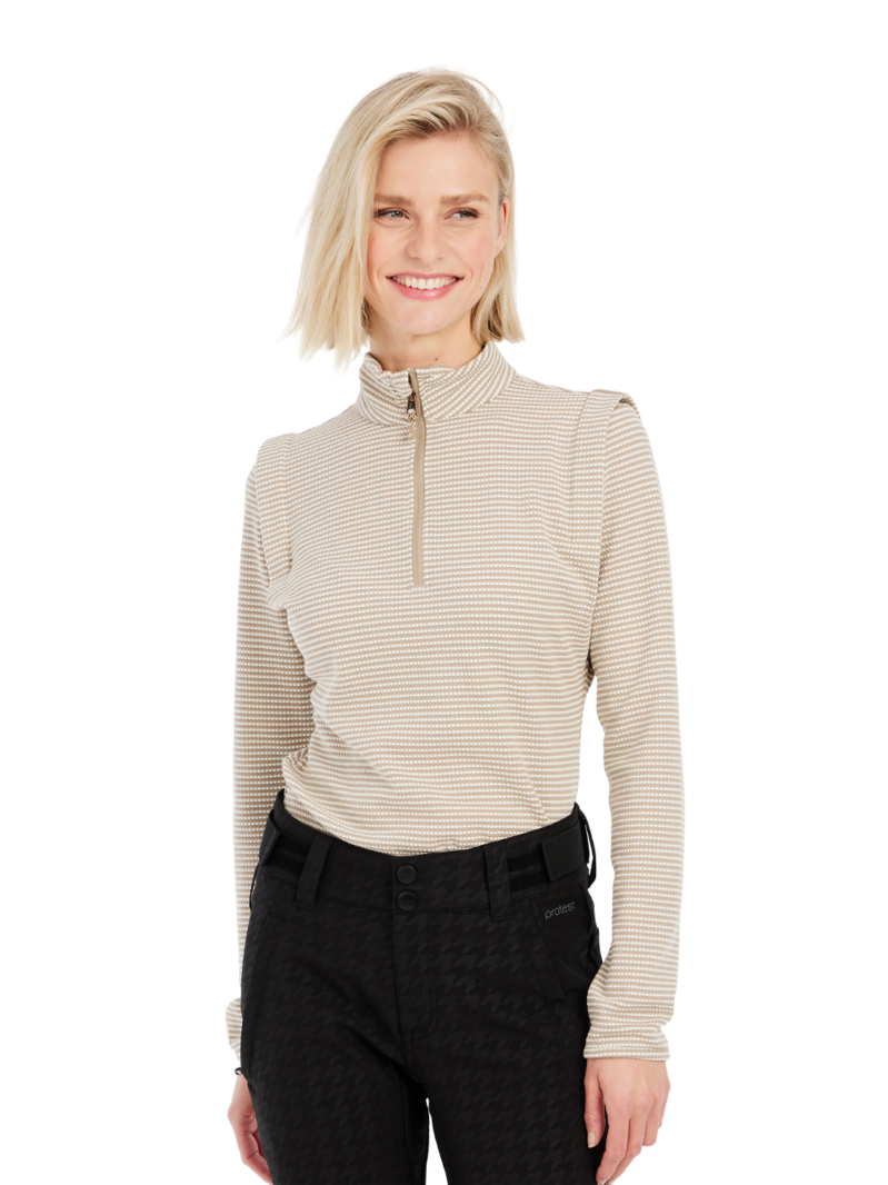 Ivory 1/4 Zip Trui