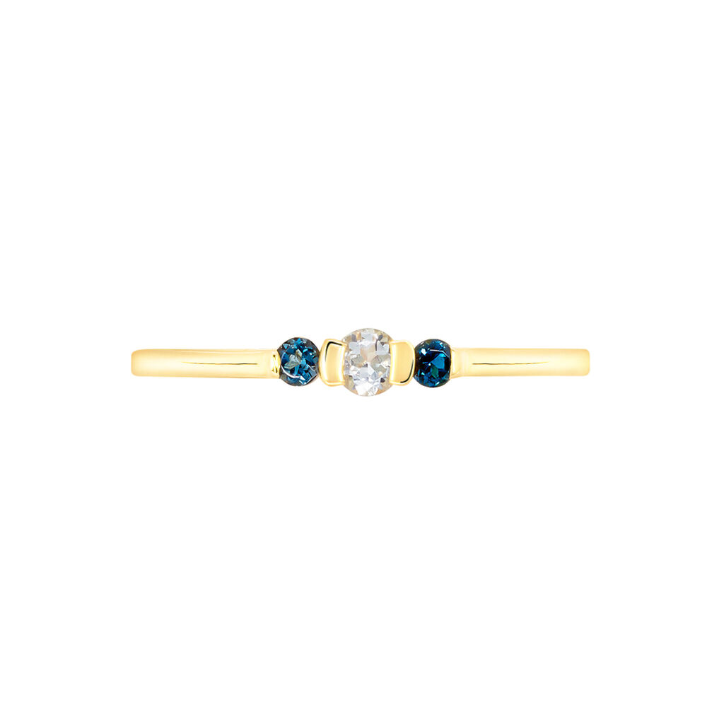 Bague Mediha Or Jaune Topaze