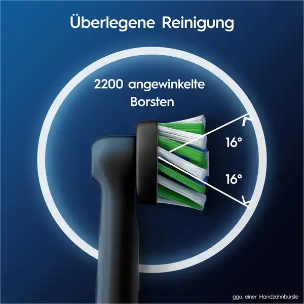 Aufsteckbürsten Pro CrossAction Schwarz