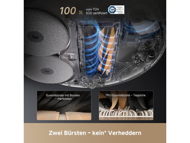 Dreame Saug- und Wischroboter L50 Pro Ultra Weiss Roboterstaubsauger mit Basisstation