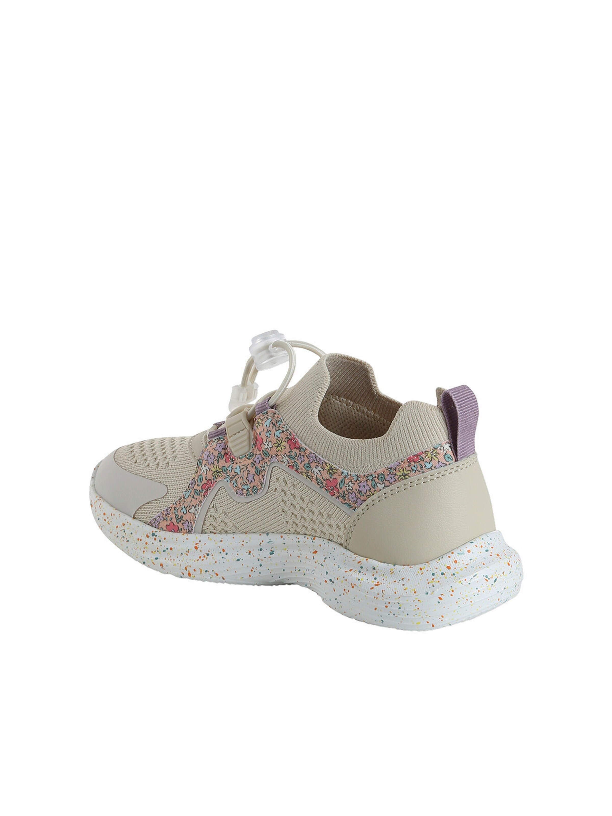 Vertbaudet Mädchen Sport-Sneakers mit elastischer Schnürung set beige