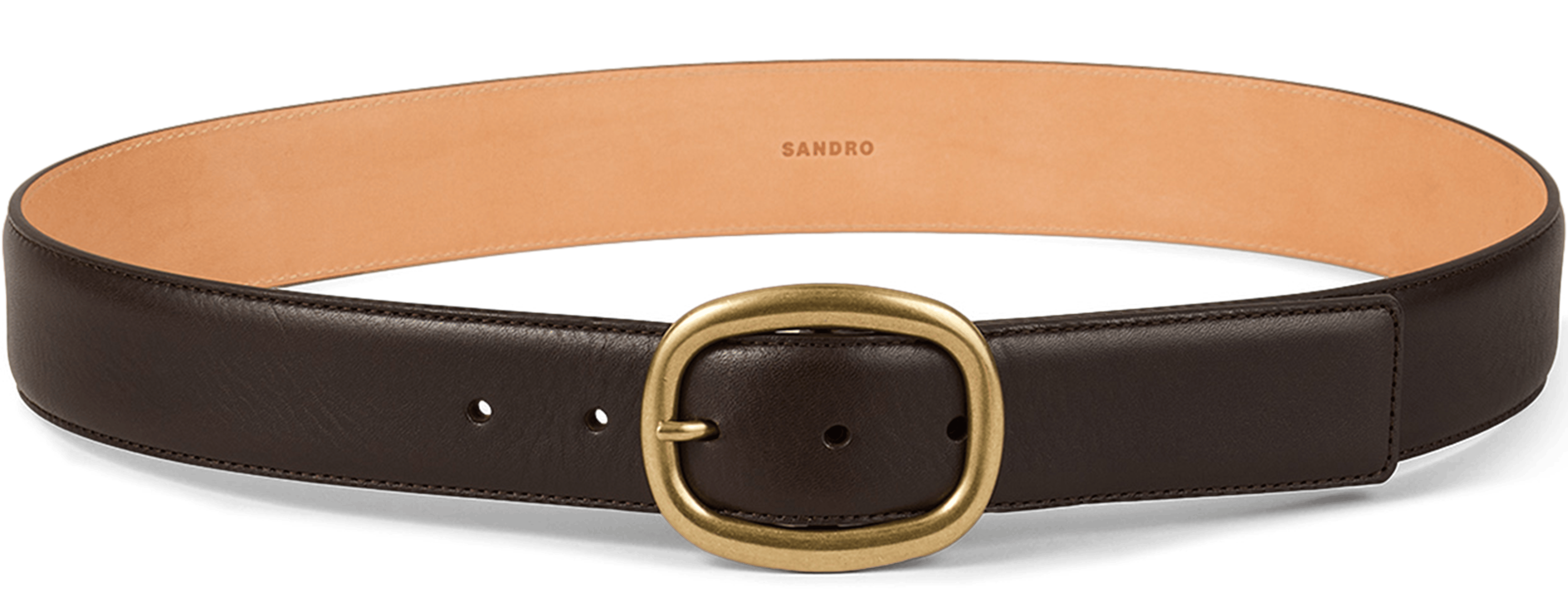 Ceinture en cuir | Marron