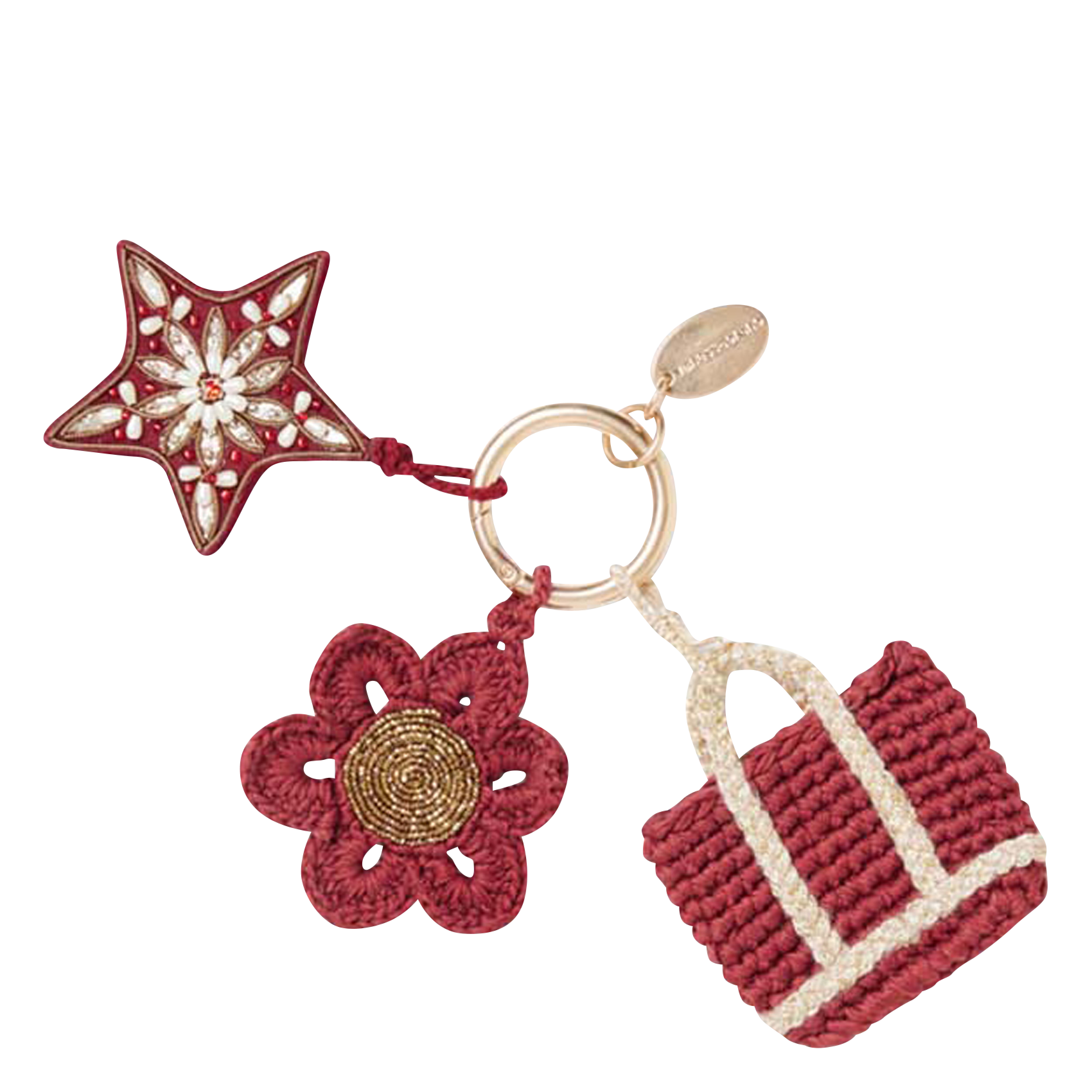 Charms en coton mélangé| Rouge