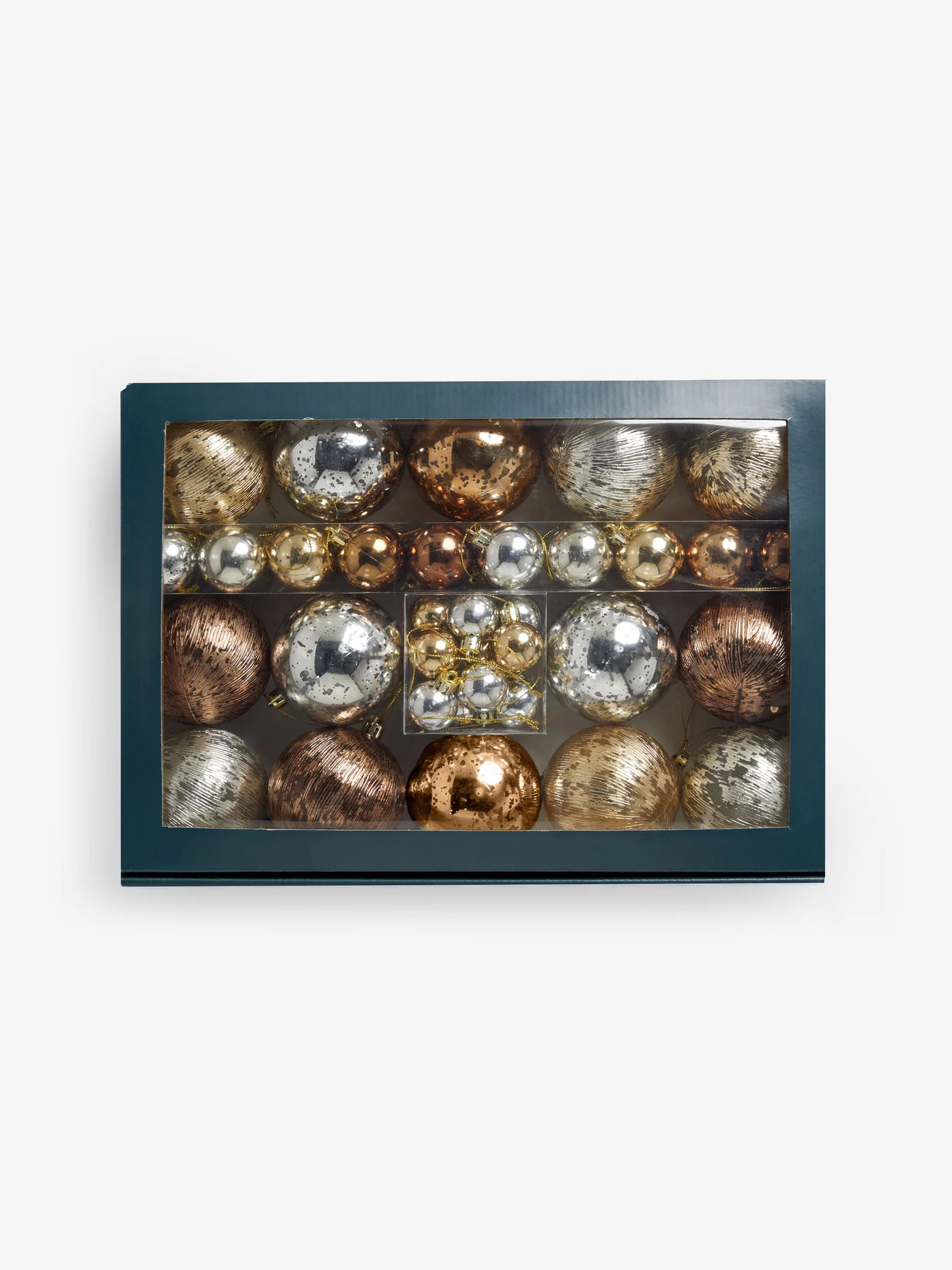 Set van 50 onbreekbare kerstballen