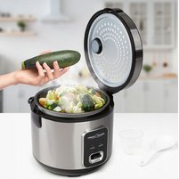 Cuiseur 2 en 1 riz/vapeur PC-RK 1285, noir