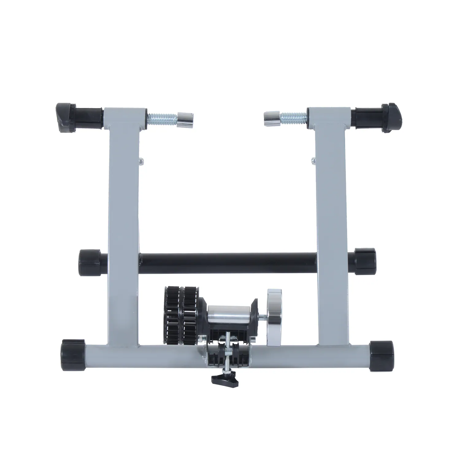 HOMCOM Heimtrainer mit Luftwiderstandsbremse silber, schwarz 39,1 x 54,5 x 47,2 cm (LxBxH)