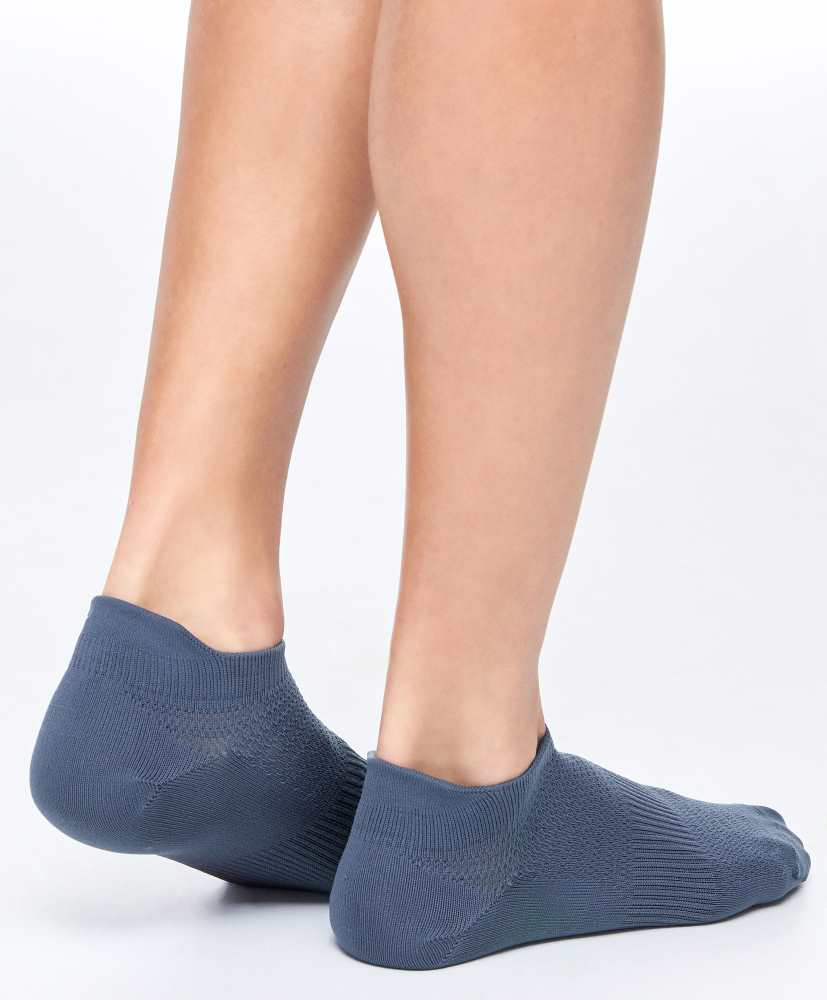 3 pares de meias esportivas de poliamida para tênis