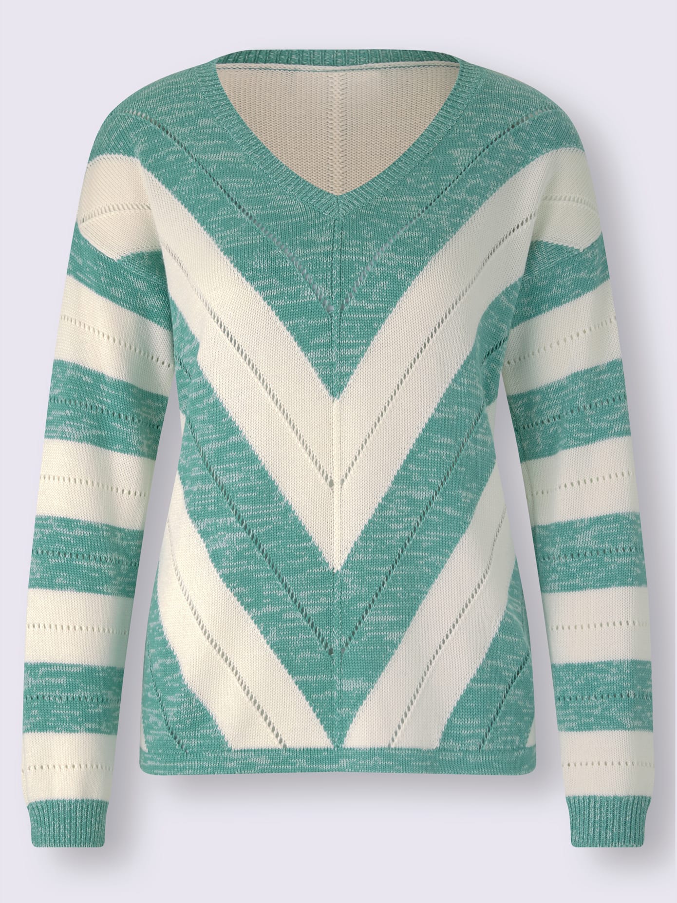 Pull ajouré 55% coton