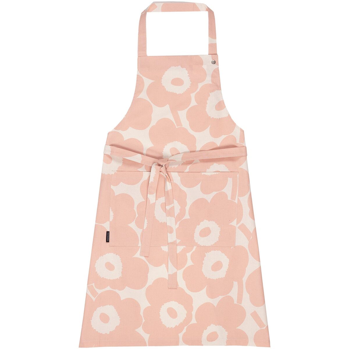 Pieni Unikko forkle, cotton peach
