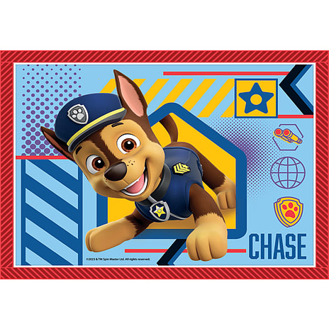 Paw Patrol puslespil 4i1 - 12, 16, 20 og 24 brikker