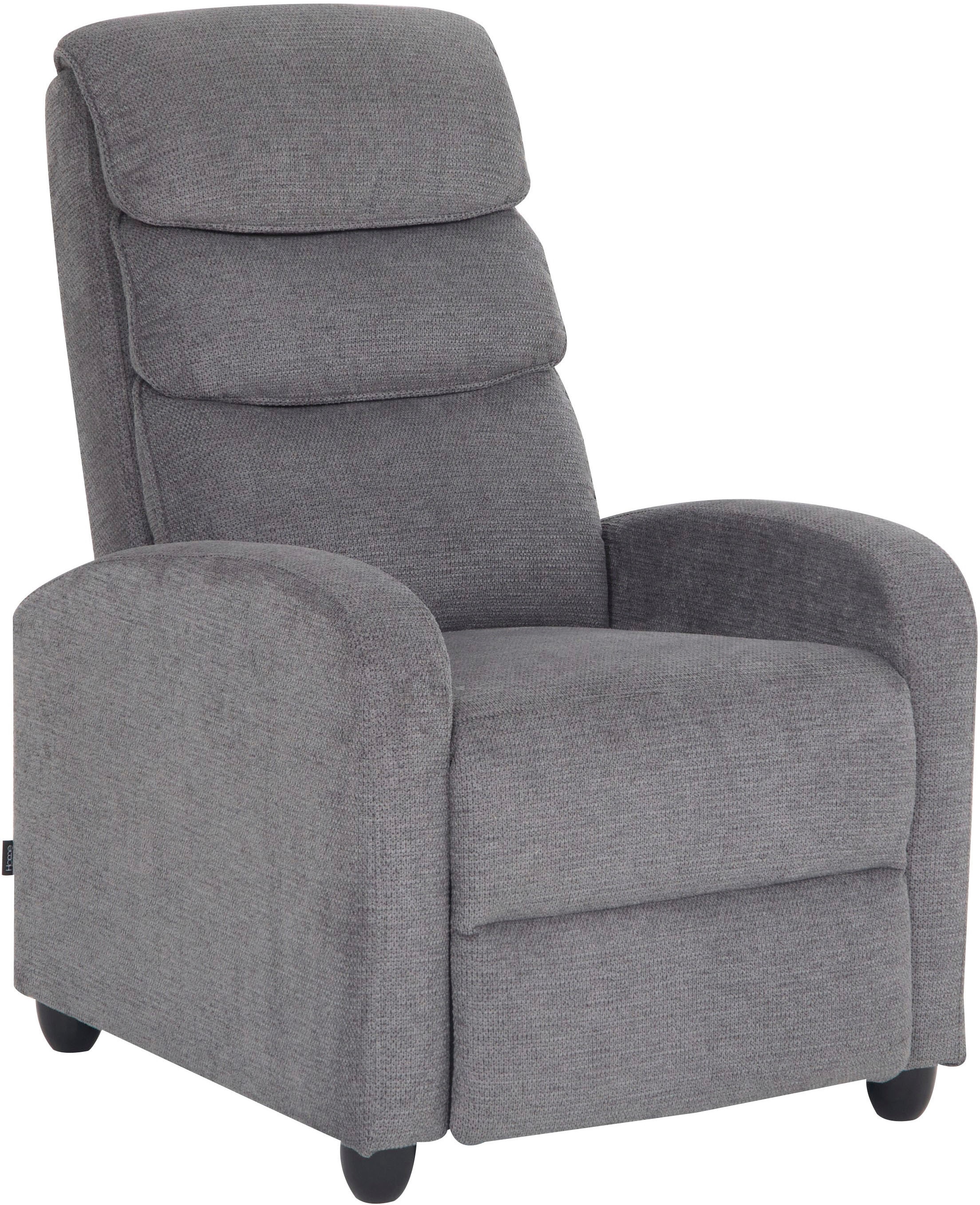 Home affaire Relaxsessel »BERVILLE, TV-Sessel, Ruhesessel mit Schlaffunktion, Webstoff« Liegesessel mit manueller Relaxfunktion