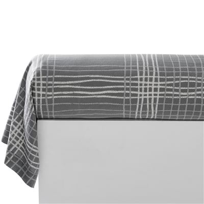 Linge de lit en flanelle rayures et carreaux - BECQUET CRÉATION