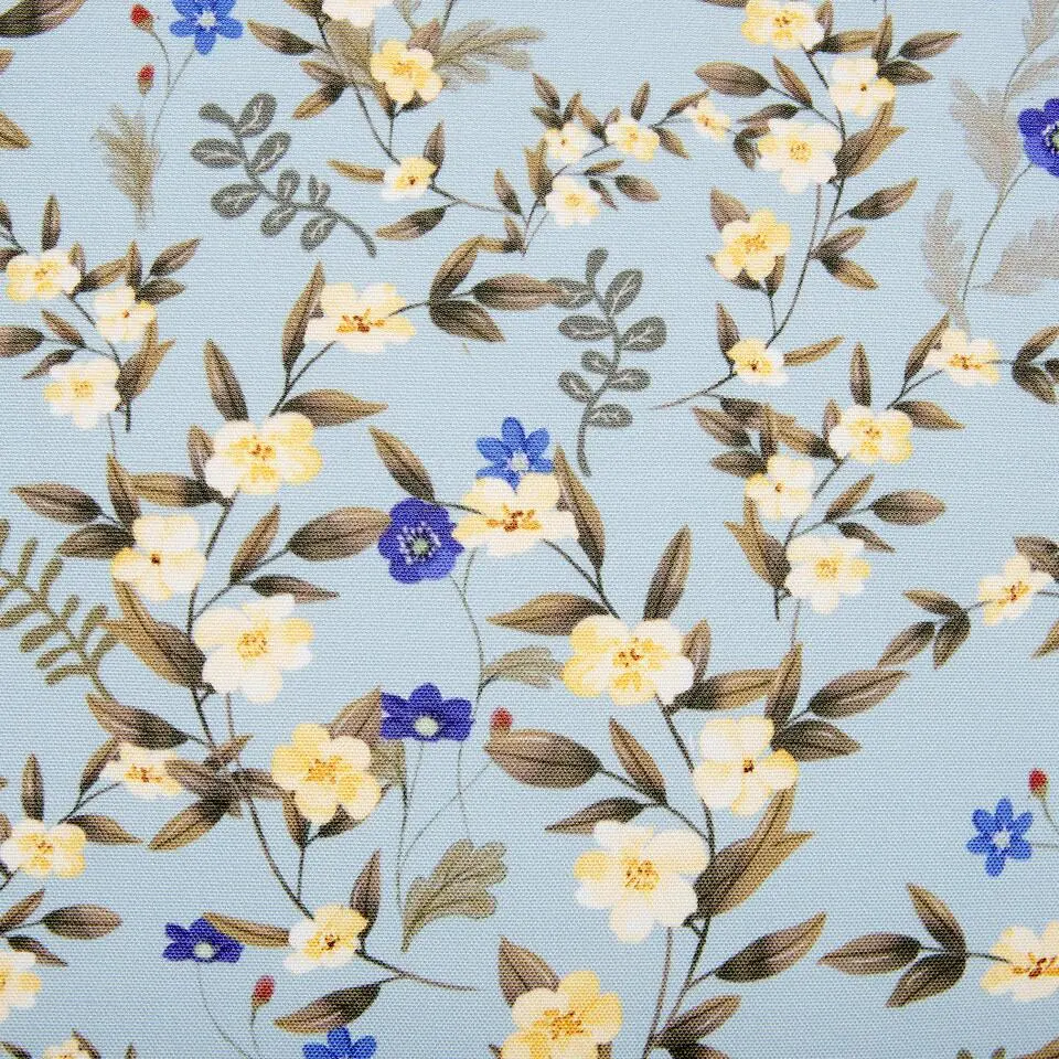 VALLORIA - Buitenkussen set van 2 - Blauw - Polyester