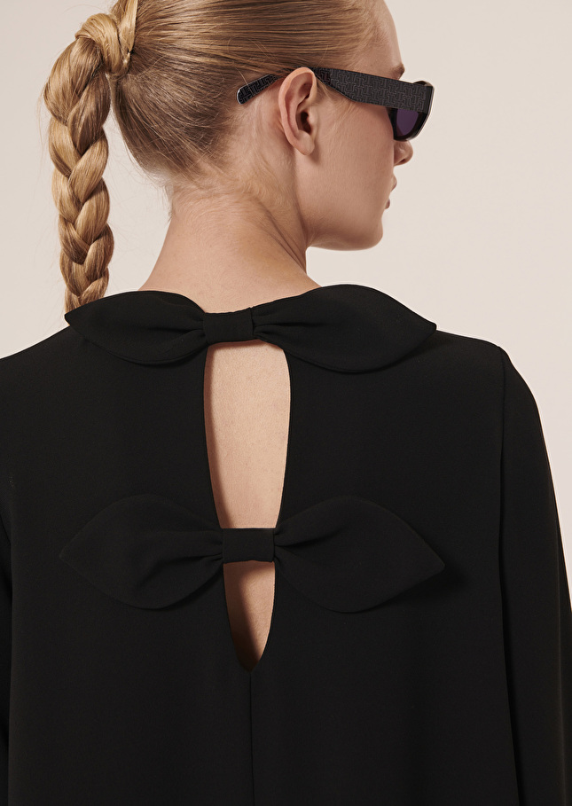 Robe Roxanoire en crêpe
