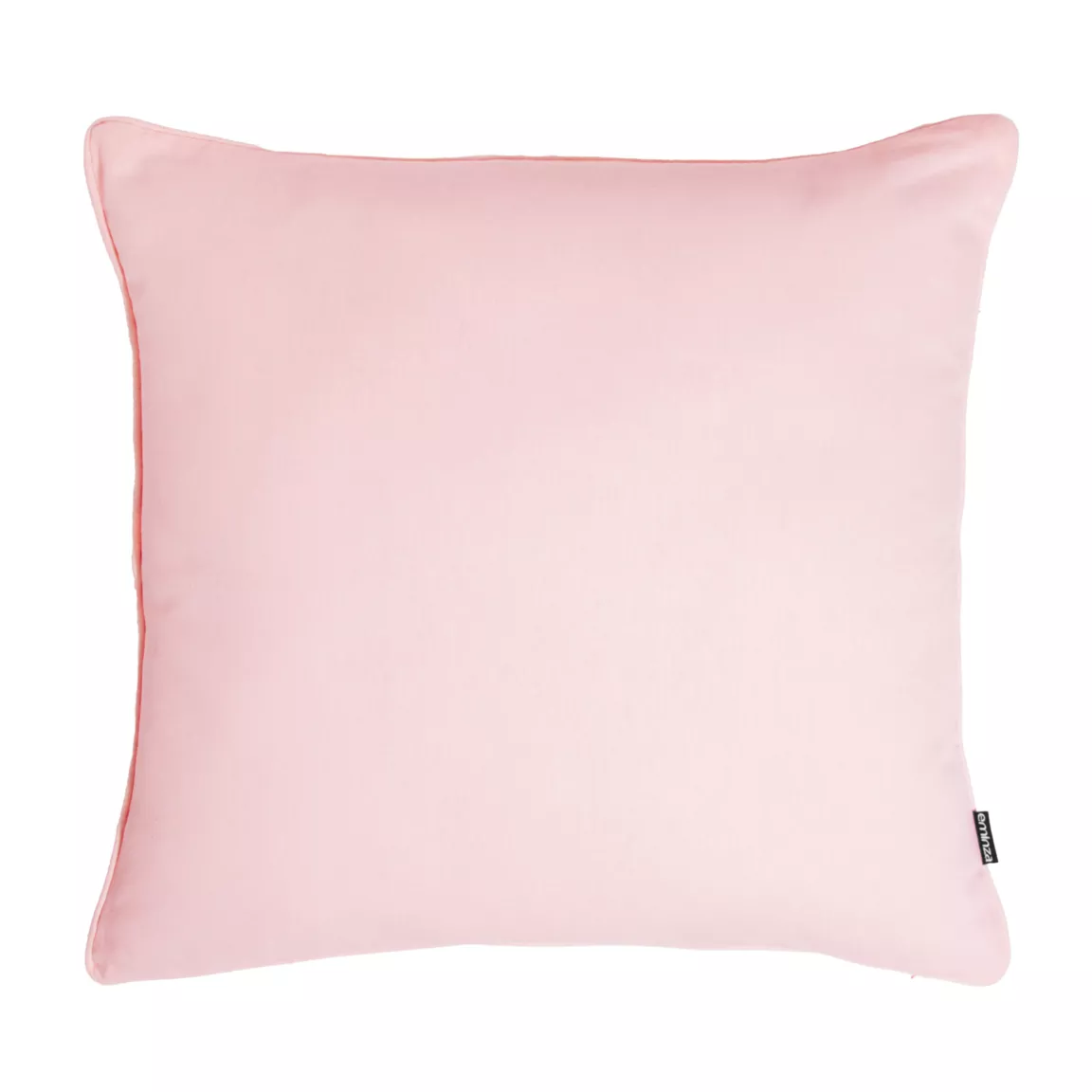 Coussin carré coton (60 x 60 cm) Pixel Rose poudré