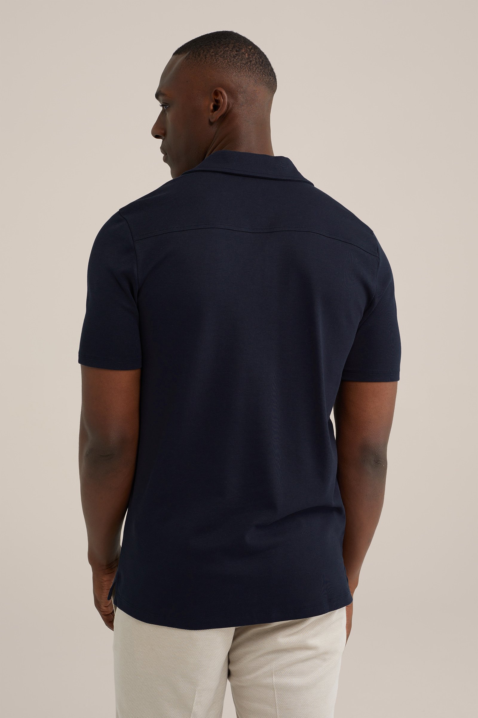 polo WE Fashion Donkerblauw