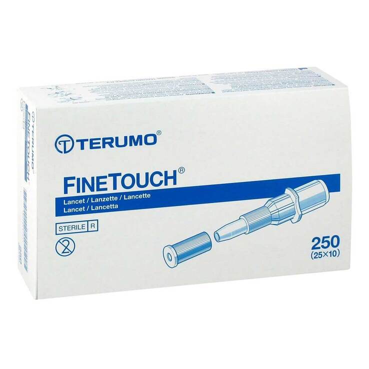 Terumo Finetouch Einmallanzetten, 250 St