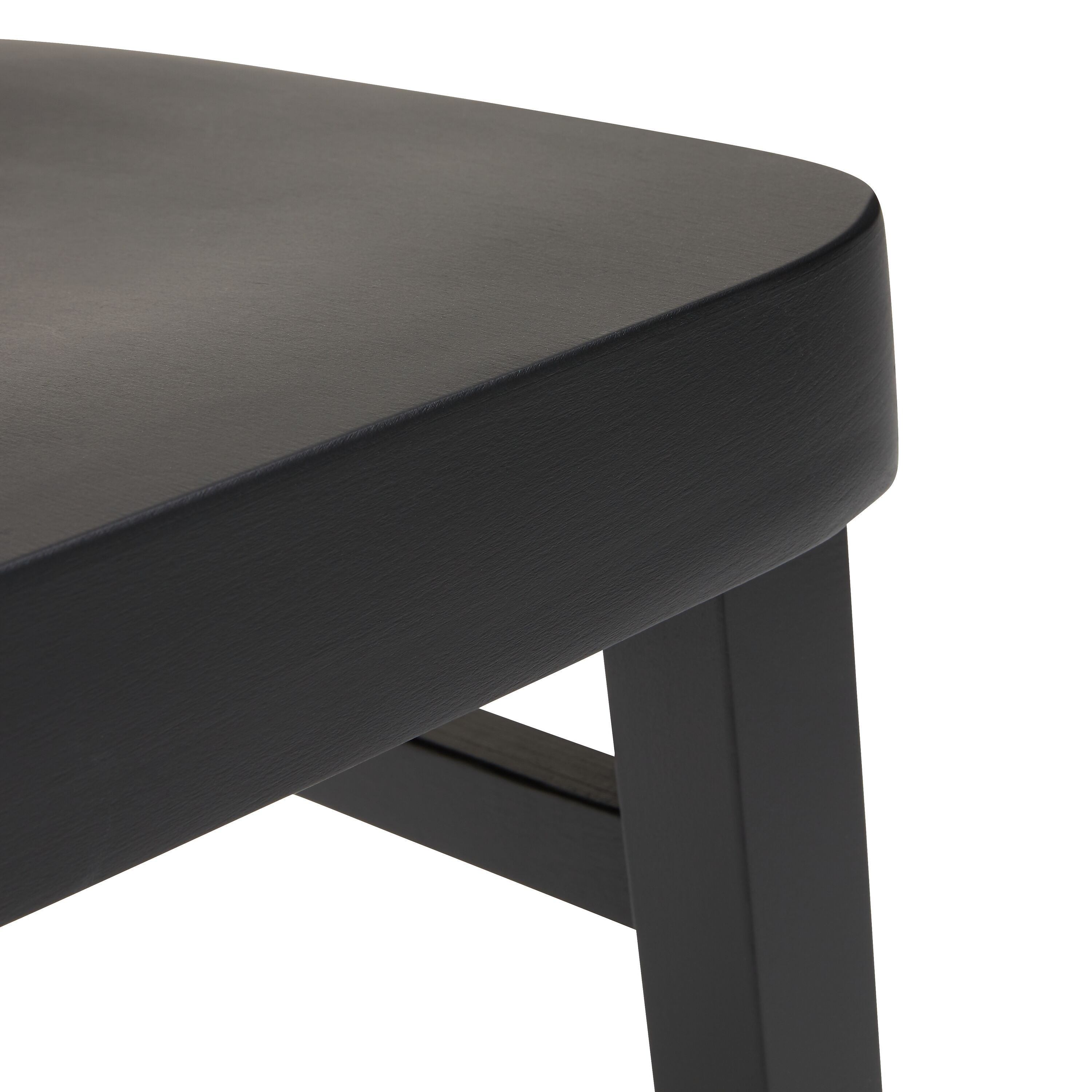 PANUCCI Stuhl - Schwarz / B: 40.0 cm x T: 40.0 cm x H: 82.0 cm