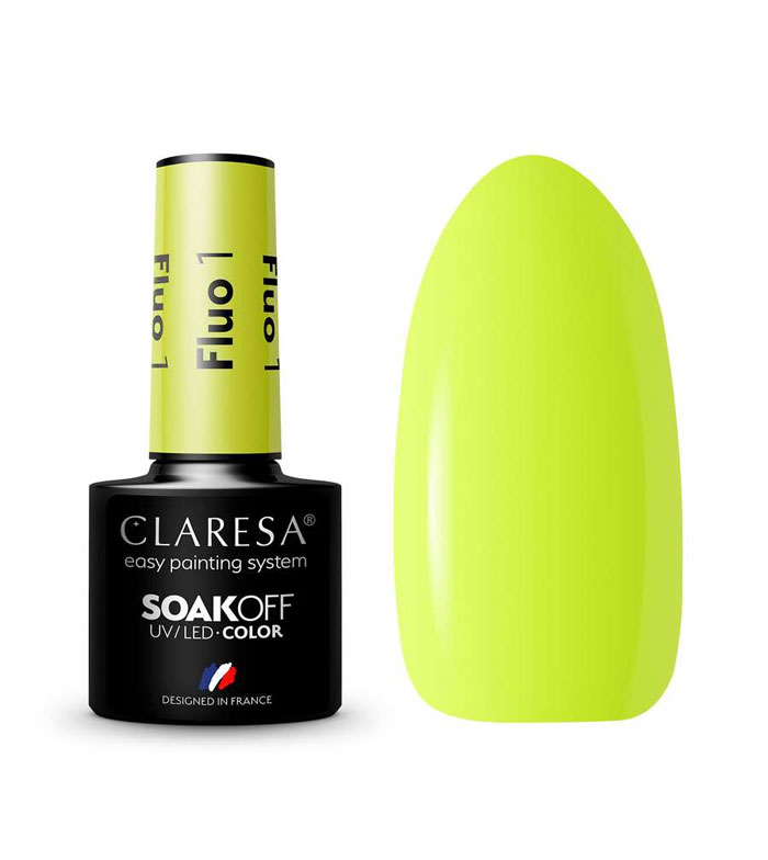 Claresa - *Fluo* - Esmalte semipermanente Soak off - 01