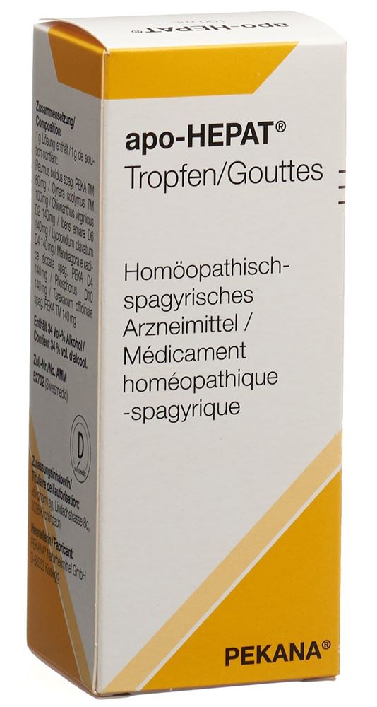 APO-HEPAT Tropfen zum Einnehmen Fl 100 ml<br>100 ml, Flasche, Tropfen zum Einnehmen, Flüssigkeit, zum Einnehmen