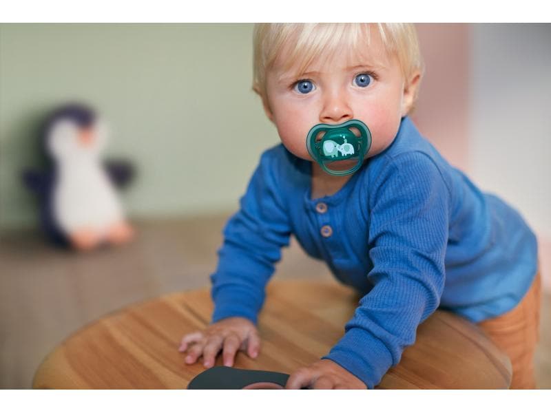 PHILIPS AVENT Nuggi ultra air 18  Mt. Elefanten/Hello Sauger aus 100% lebensmitteltauglichem Silikon