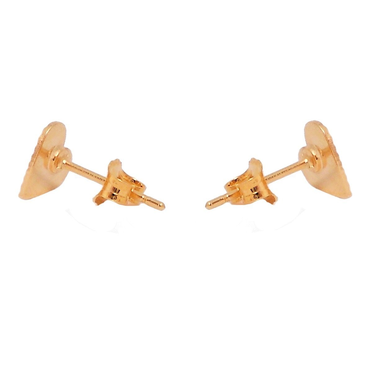 Boucles d'oreilles Coeur Plaqué OR 750 3 microns