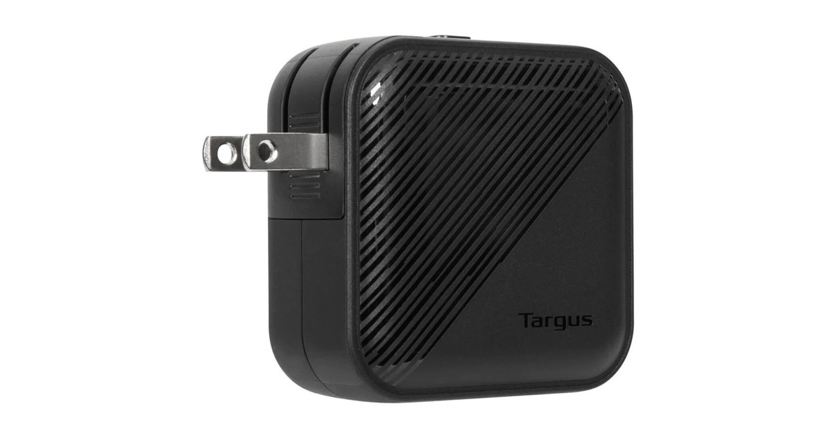 Targus65W Gan Wall Charger  (Zwart)