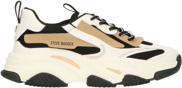STEVE MADDEN Possession-E tan Zwart Kunststof Lage sneakers Dames