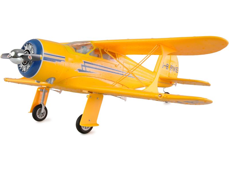 Amewi Motorflugzeug AMXflight Beech D17s Gelb, 3D, 6G, RTF 3D/6G-Gyro fertig eingebaut: Somit voll einsteigertauglich samt zusätzlicher Anschlüsse am Empfänger für S-Bus und DSM-Empfänger