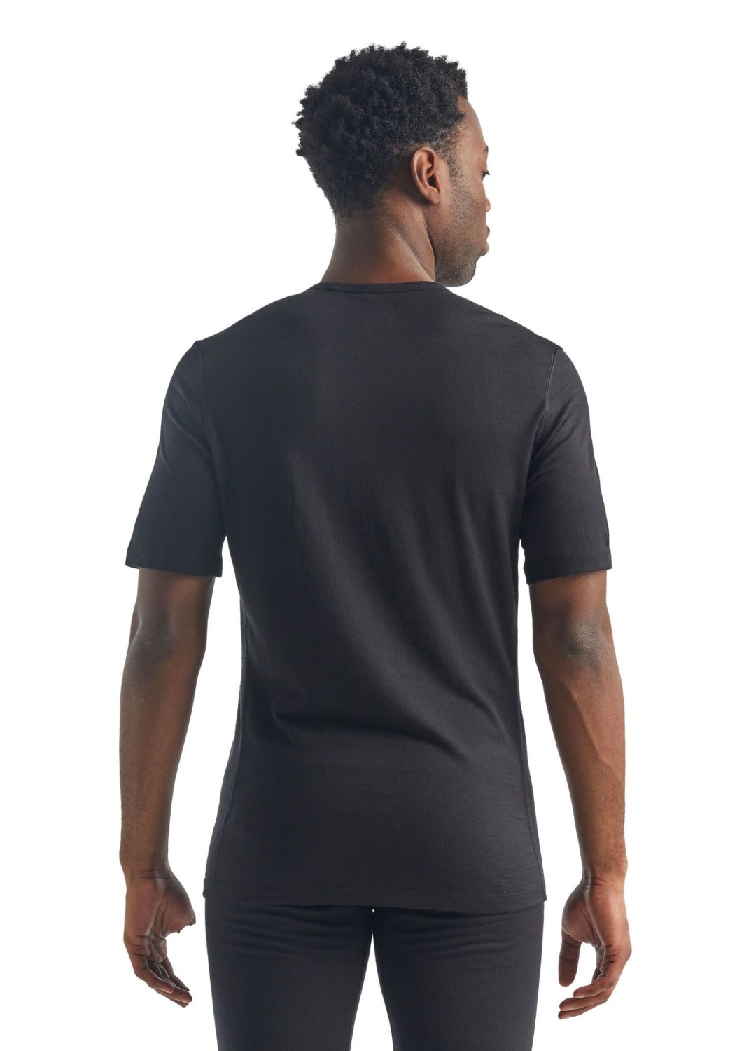 Icebreaker Herren-T-Shirt 200 Oasis SS Crewe Black