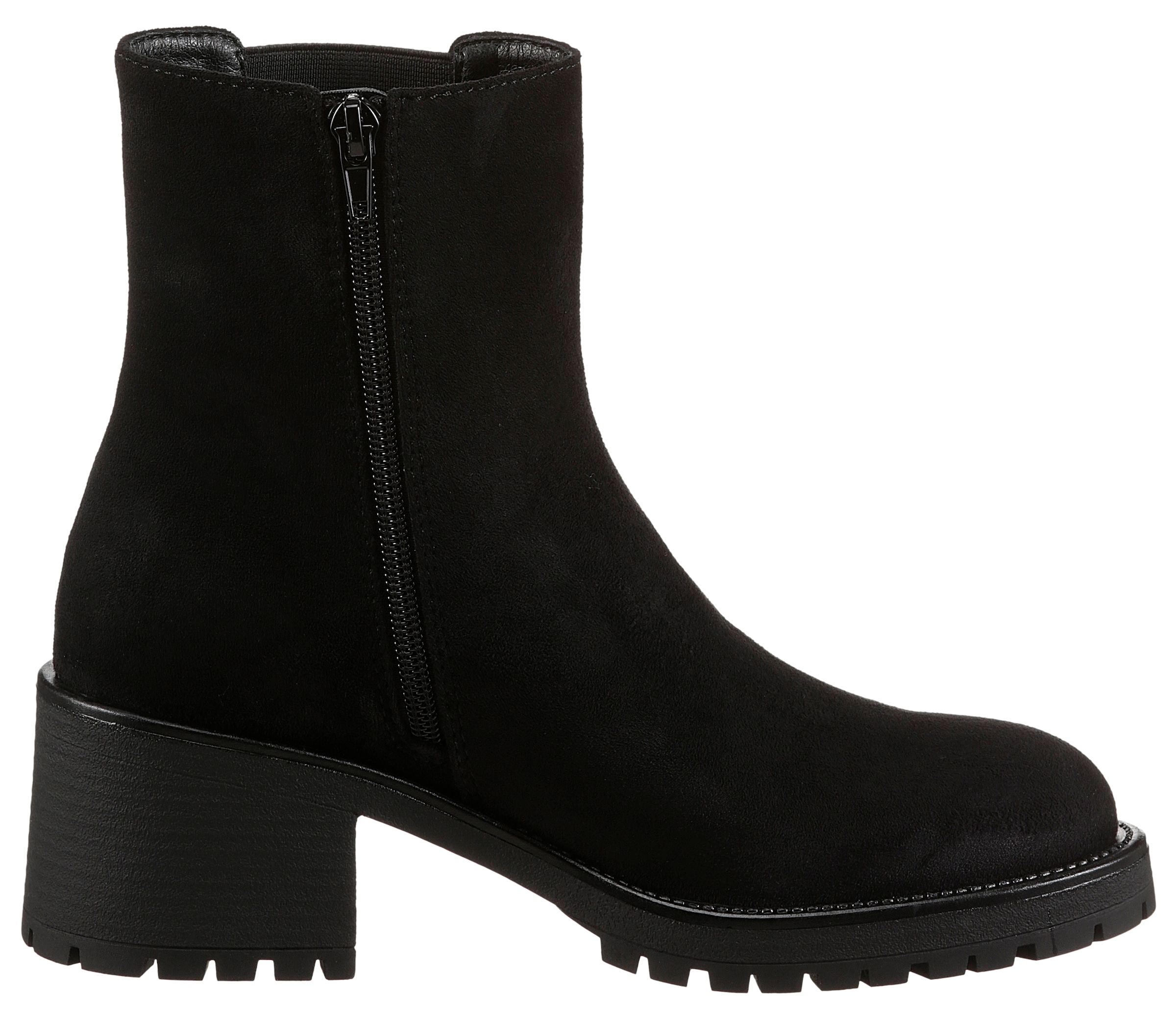 Aniston SHOES Chelseaboots  Stiefelette mit Reissverschluss und Stretcheinsatz - NEUE KOLLEKTION